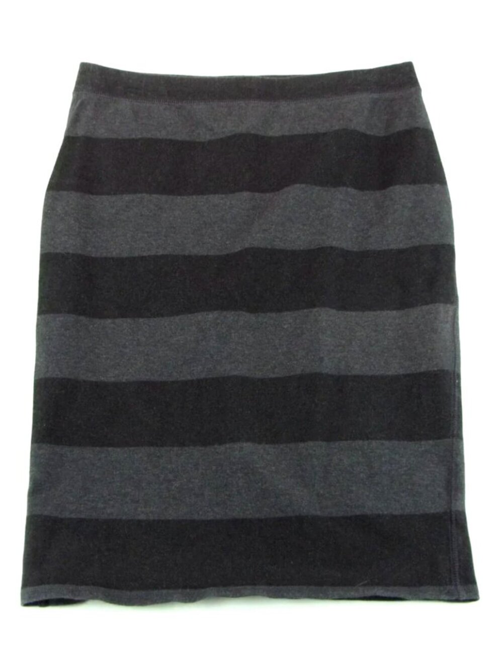 SALE! Striped Pencil Black Gray Midi Knee Skirt